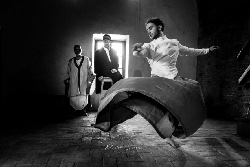 Dimmi Tiresia. Teatri di Pietra , debutto a Malborghetto,, foto Edoardo Boccali,con Luisa Stagni, Massimo Carrano, Lucresia SErafini e Luca Piomponi. Mda Produzioni Danza direzione Aurelio Gatti