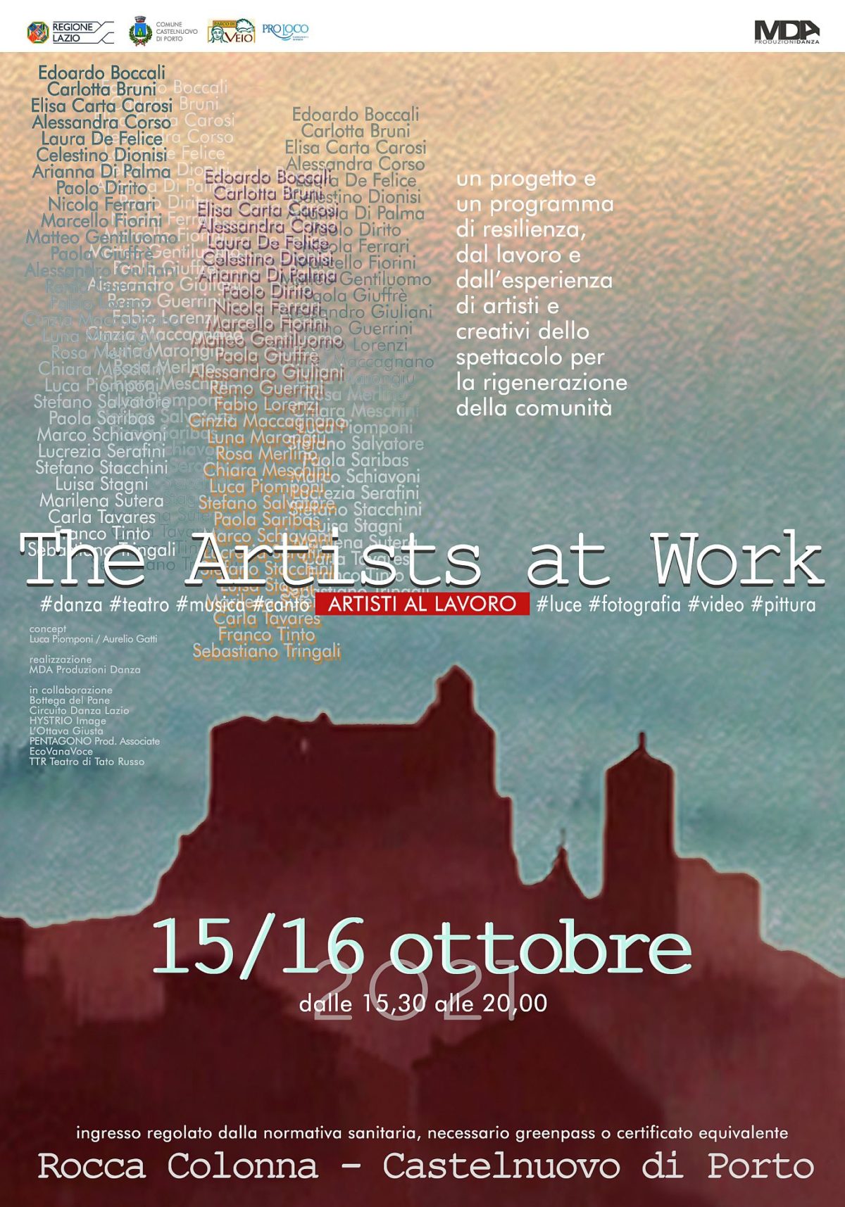 The ARTISTS at WORK - Artisti al Lavoro .. Il progetto